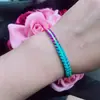 Pulseira de corda de mão tecida à mão com nó de diamante, segura, de boa sorte, ano de nascimento, presente para estudantes, pulseira de corda vermelha para homens e mulheres, pulseira para casais