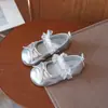 Zapatos de piel para niños, modernos y elegantes, modelo nuevo primavera-verano 2026, zapatos de princesa para niñas, zapatos planos de piel tipo Mary Jane para bebé, ballet