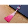 13cm loto de doble cara borla degradada semilla imitación jade loto colgante para la oreja joyería descuento por cantidad accesorios