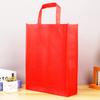 Bolsa de regalo no tejida de color sólido con puntos, bolsa de compras para ropa, bolsa no tejida recubierta de película en blanco