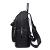 Mochila de Lona Oxford 2024 Feminina Estilo Coreano Nova Bolsa Escolar Moda Casual Bolsa de Cor Contrastante Mochila de Viagem