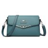 Bolsa Feminina Textura Couro Genuíno Bolsa para Mãe de Meia-Idade 2024 Nova Moda Ombro Único Versátil Grande Capacidade Bolsa Transversal Feminina Pequena