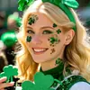 Producto Nuevo Transfronterizo St. Pegatinas de Tatuaje del Día de San Patricio Fiesta Irlandesa Trébol Maquillaje Temporal Pegatinas para la Cara