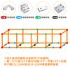 Venta al por mayor Transfronteriza Aleación de Aluminio Engrosada Maceta para Azulejos Set de Accesorios Hebilla para Maceta Clip de Fijación sin Perforaciones para Azulejo