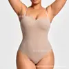 Nuevo Body Moldeador Strapless de Tirantes Cruzados para Mujer, Tirantes Extraíbles, Bodys de Lencería Sexy para Moldear el Cuerpo