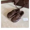 Em estoque e enviado instantaneamente! Mesmo Estilo da Mãe Uva Aumento de Altura 3,5cm Fácil de Calçar Quente Pelúcia Algodão Birkenstock Meia-Pantufa