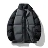 Invierno Nuevo Estilo 2026 Cuello Alto Chaqueta de Algodón Jinjiang Ropa de Algodón Relleno Hombres Color Americano Bloque de Color Cuello Alto Ropa de Algodón Ropa de Invierno para Parejas