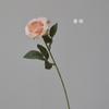 Flores Artificiais Atacado, Flores Falsas, Flores de Seda, Rosa Única em Cores de Outono, Rosa de Canto, Enfeites para Decoração de Casa e Casamento