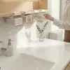 Cajón de Almacenamiento Debajo del Estante, Organizador Deslizante Transparente de PET para Baño y Escritorio