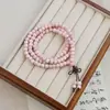 Novos braceletes de cerâmica feitos à mão com contas de Jingdezhen para mulheres, apresentando um estilo chinês moderno, design versátil e uma estética de alta qualidade; atacado disponível