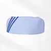 Gorro de Enfermera Gorro de Cola de Milano Blanco Rosa Azul Médico Aprendizaje Prácticas Jefa de Enfermeras Quirófano Barras Finas Gruesas