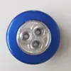 Luz de Emergência de Parede, Luz Noturna de Armário, Luz Tátil de Toque 3 LEDs, Luz de Emergência para Porta-Malas de Carro, Luminária Redonda de Mesa de Cabeceira
