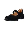 Bailarina Deportiva Aumenta-Altura Patchwork de Ante de Vaca Mary Jane Otoño 2026 Cuña de Tacón Medio Cuero Genuino Zapatos Casuales para Mujer