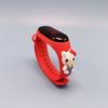 Reloj electrónico de muñeca medidor 3 luces rojas reloj electrónico de muñeca led niños hombres y mujeres deportes estudiante botón reloj de dibujos animados