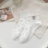 Calcetines Rosados Lindos Sin Costuras para Mujer, Calcetines Cortos para Verano, Delgados de Corte Bajo Deportivos Transpirables Absorbentes de Sudor Algodón Antideslizantes Calcetines de Dibujos Animados