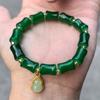 Pulsera de bambú esmaltado de color vintage para mujer, calabaza mariposa, hebilla de la paz, puesto, tienda de dos yuanes al por mayor, parejas, pulsera alta
