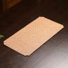 Tapete de chá de fio de bambu tapete de chá artesanato de laca tecelagem de bambu fio extra fino feito à mão natural tapete para cerimônia de incenso acessórios para cerimônia do chá tapete para bule