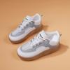 Zapatos Blancos Nuevos de Primavera y Otoño 2025 Transfronterizos para Mujer, Zapatos de Plataforma de Suela Gruesa para Estudiantes, Tenis Versátiles Transpirables, Zapatos de Estudiante