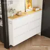 Gabinete para Zapatos Ultra Delgado de Acero Simple Moderno para el Hogar Puerta de Entrada Ultra Delgado para Pasillo Gran Capacidad a Prueba de Moho Impermeable