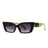 Comercio Exterior Explosiones Transfronterizas Gafas de Sol Modernas Fotografía Callejera Europea y Americana Modelo Popular de Internet Gafas de Sol Cuadradas Femeninas 4074