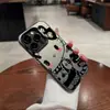 Funda de Teléfono Cartoon de Gato Kitty Chica Picante Popular en Venta en Japón y Corea para Apple 18 Pro Max, Funda Protectora Imd de Cobertura Completa para iPhone 17