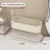 Caixa de Armazenamento Transparente para Pincéis de Maquiagem com Tampa, à Prova de Poeira, Organizador de Penteadeira de Luxo, Caixa de Beleza para Esponjas de Maquiagem de Grande Capacidade