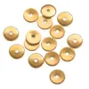 Discos Redondos Pequeños Hidráulicos de Acero Inoxidable, Espaciadores para Joyería, Accesorios, Piezas para Joyería Hecha a Mano DIY, Chapado en Oro de 18 Quilates al por Mayor