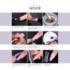 Arte de uñas extensión pegamento sin soporte de papel molde de uña de extensión rápida tira de lijado pieza sin soporte de papel gel pegamento conjunto indoloro