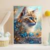 Pintura de diamante DIY transfronteriza de Amazon, lindo gato, imagen grupal, diamante redondo, diamante completo, pintura decorativa para sala de estar y dormitorio, venta al por mayor