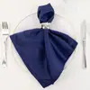 Para servilleta satinada mate, mantel individual, doblado de flores, paño para limpiar tazas, hotel, boda, banquete, decoración estilo americano, toalla cuadrada pequeña, servilleta