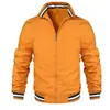 Otoño/Invierno 2023 Comercio Exterior Transfronterizo Chaqueta Cardigan Nueva de Color Sólido para Hombre Chaqueta de Entrenador Casual para Hombre Fabricante En Stock