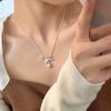 2024 Novo Explosivo Luz Luxo High-end Colar Feminino Ins Personalizado Moda Colar Corrente Cyber Celebridade Colar Pingente Jóias