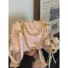 Bolso de cadena transfronterizo de nicho con patrón de diamante para mujer, nuevo bolso de mano versátil versión coreana para la primavera de 2026, bolso de hombro y cruzado
