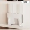 Estante de Colocación para Router Wifi Montado en Pared Caja de Almacenamiento para Decodificador de TV Soporte sin Taladro