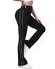 Calça de Yoga Europeia e Americana Transfronteiriça, Controle de Barriga, Calça Flare Opaca, Leggings Fitness, Levanta Bumbum, Cintura Alta, Calça Esportiva para Uso Externo para Mulheres