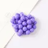 Cuentas Acrílicas de Color Sólido de 6-16 mm, Cuentas de Colores Dulces Macarrón, Cuentas de Colores Mixtos Navideños, Accesorios para Joyería DIY