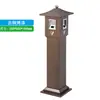 Coluna de Cinzas de Aço Inoxidável Cinzeiro Vertical Externo Lixeira Cinzeiro Coletor de Bitucas para Área de Fumantes