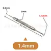 Herramienta de reparación de relojes, herramienta de instalación y desmontaje de correas de reloj, herramienta de reemplazo de correa de reloj, juego de orejeras de doble cabeza, extracción de horquillas de oreja