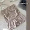 Cintura Alta Abdominal Confortável Antibacteriano Alta Elasticidade Macio Anti-enrolamento Leve Anti-queda Proteção da Cintura Calcinha de Segurança Dois em um para Gestantes