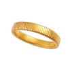 Las explosiones no se desvanecen pulsera de acero de titanio con textura de oro de 18 quilates estilo europeo y americano personalidad nicho pulsera de anillo liso joyería de alta gama