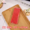 10 Piezas/Paquete Velas Rojas y Blancas Iluminación de Emergencia para el Hogar Velas para Apagones Velas Cilíndricas de Palo Largo Estándar Duraderas para Comida Occidental