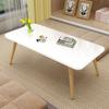 Mesa pequena simples com estilo Mesa redonda fofa Mesa de centro para varanda Mesa de centro pequena com janela saliente Mesa baixa para sala de aluguel Mesa de centro
