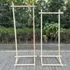 Lujo Ligero Camping Atmósfera de Camping Decoración Soporte para Mástil de Bandera Tela Publicitaria de Madera para Exteriores Marco de Madera Colgador de Tela de Fondo Soporte para Flores