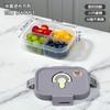 Marmita com Compartimento para Frutas, Marmita Redutora de Gordura para Salada, Caixa Portátil para Piquenique ao Ar Livre, Marmita para Micro-ondas