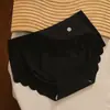 7A Antibacterianas Entrepierna Extendida Seda de Hielo Sin Costuras Calzones Mujer Cintura Media Gusano de Seda Entrepierna de Seda de Morera Talla Extra Verano Dama Máscara Pantalones Triángulo