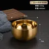 Estilo Coreano Acero Inoxidable 304 Tazón Doble Capa Tazón para Arroz Aislado Térmicamente Plato de Restaurante Tazón para Kimchi Anti-quemaduras Tazón para Niños Tazón para Sopa