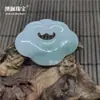 Jade Dorado de Seda Natural de Xinjiang Verde Tianshan Hebilla de Paz Candado Ruyi Colgante de Jade Venta al por Mayor con Jade Jade Colgante Transmisión en Vivo