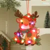 Enfeites de Natal Temu Transfronteiriços, Decorações Luminosas, Papai Noel, Boneco de Neve, Guirlanda, Placas Penduradas de Placa KT, Decorações de Natal