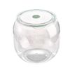 Frasco Transparente de Plástico Sellado Tarro para Almacenamiento de Té a Prueba de Polvo para el Hogar Caja de Almacenamiento para Pastel de Té Tarro de Té Cubeta de Té de Gran Capacidad