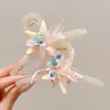 Atmósfera de Primavera Estilo Resort Costero Accesorios de Pasador de Flor de Orquídea Mariposa Simulada 2025 Nueva Diadema para Mujer